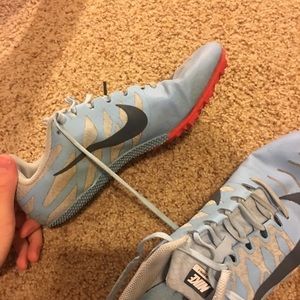 Track and Field sprinting shoes.